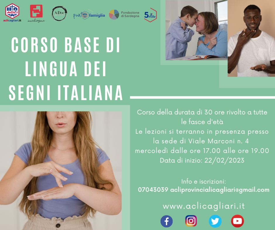 Al Via Il Corso Base Di Lingua Dei Segni